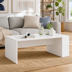 Your New White Coffee Table for a Stylish Living Room 95x50x34cm