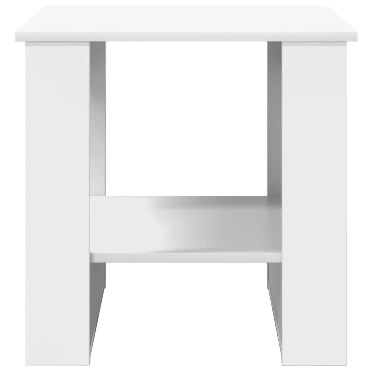 White Coffee Table with Storage