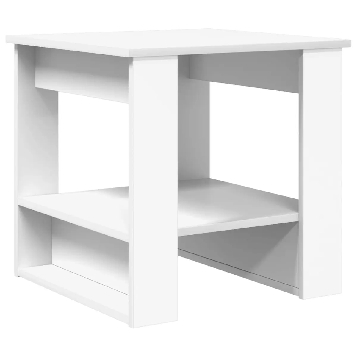 White Coffee Table with Storage