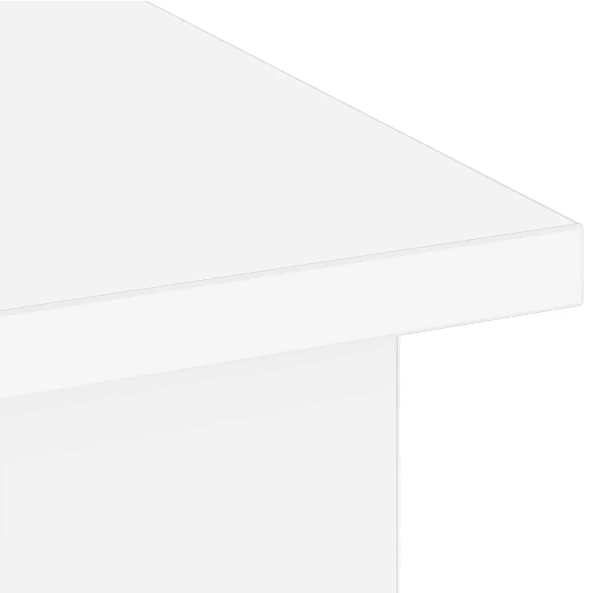 White TV Stand Modern Design Living Room Media Storage Unit 100x40x50cm