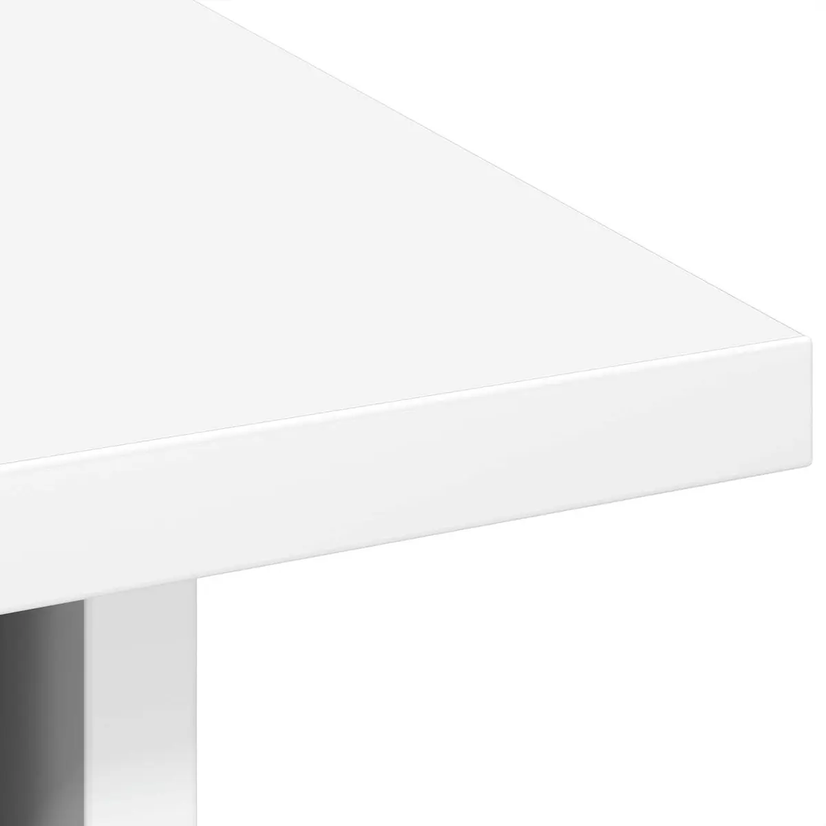 Bedside Table 2 pcs White 41 x 40 x 45 cm Engineered Wood Storage Drawer Shelf