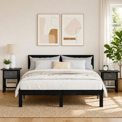 Your Ideal Black Modern Nightstands - 2 Piece Set