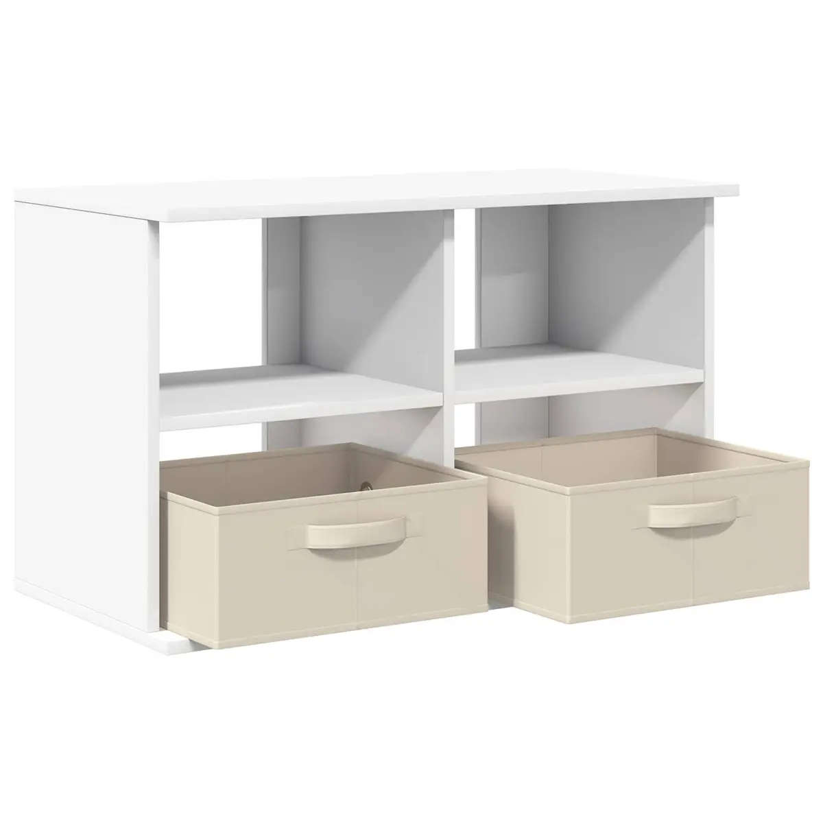 TV Stand with Drawer White Modern Lowboard Storage Unit Living Room Furniture