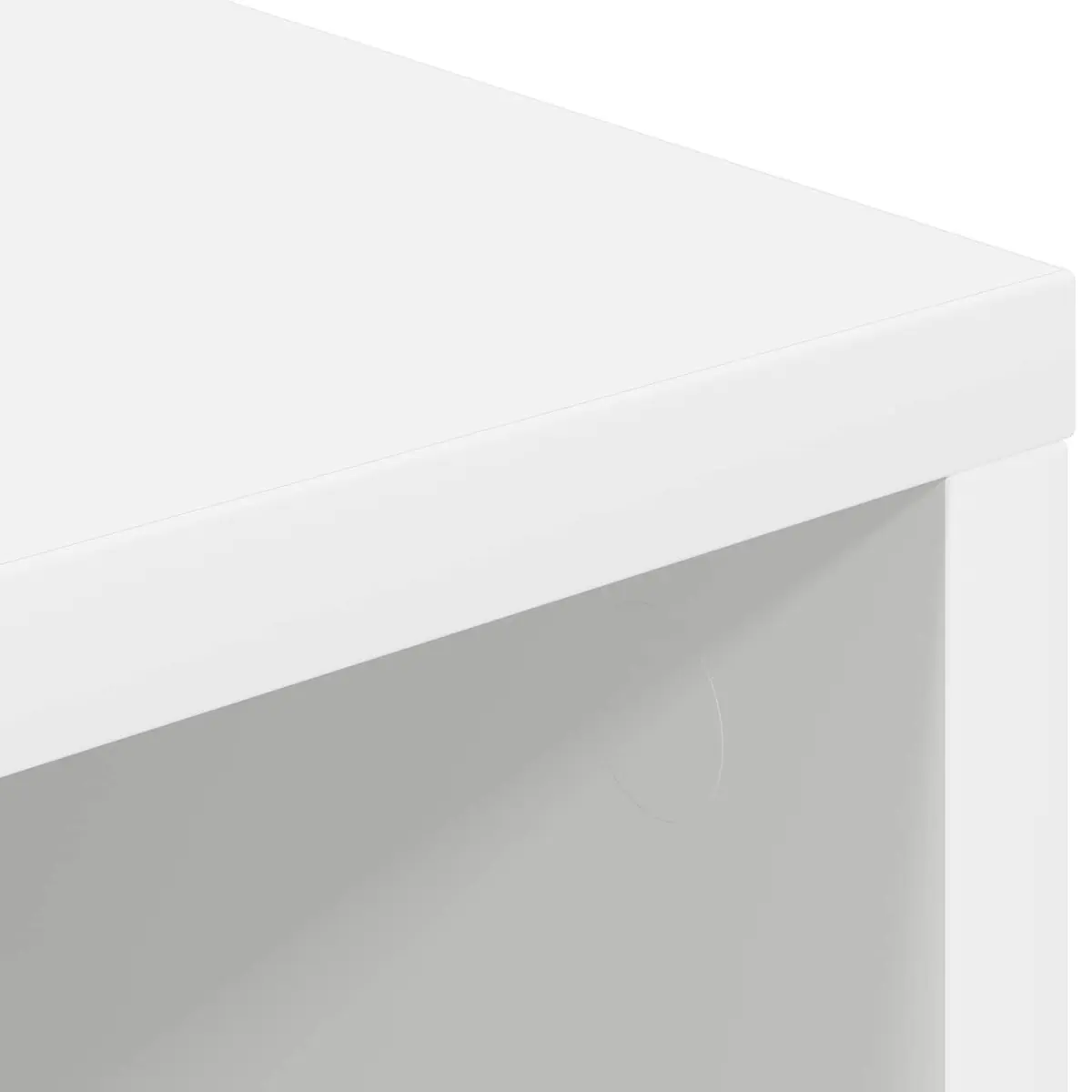 Sideboard Storage Cabinet Modern White Engineered Wood 60 x 33.5 x 84 cm