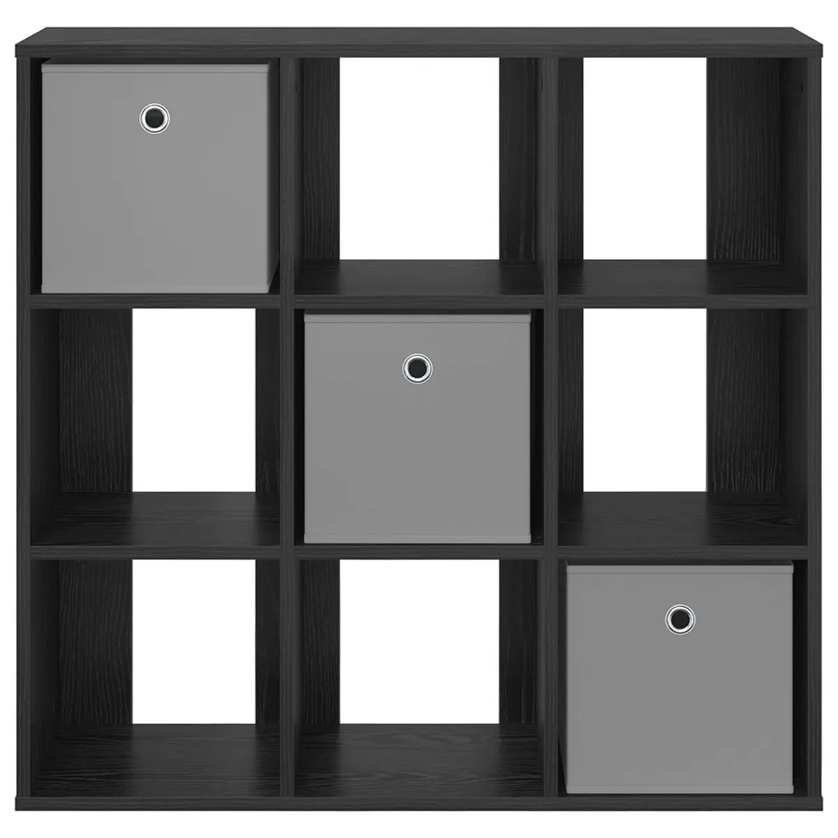 Sideboard with Drawer Black Oak Engineered Wood Storage Cabinet 88.5 x 29