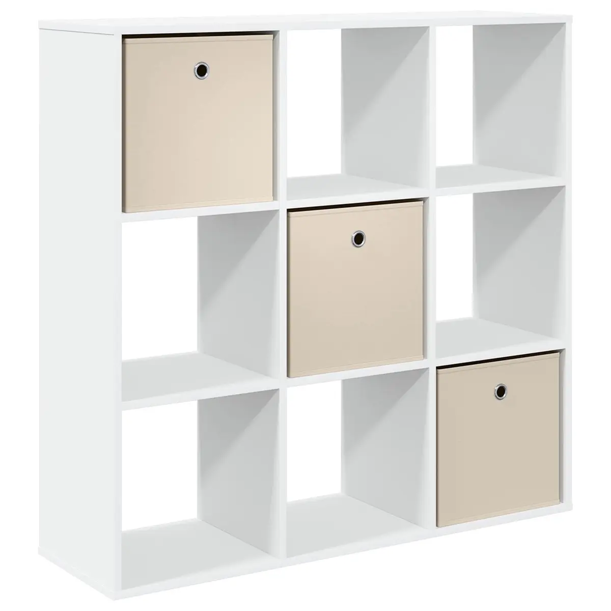 Sideboard White Modern Storage Cabinet 102x31x99.5 cm