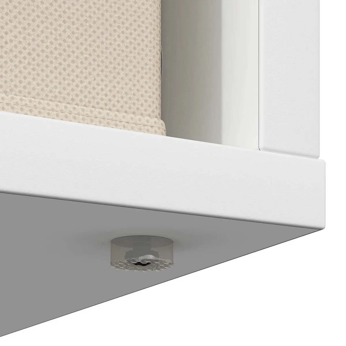 Sideboard White Modern Storage Cabinet 102x31x99.5 cm
