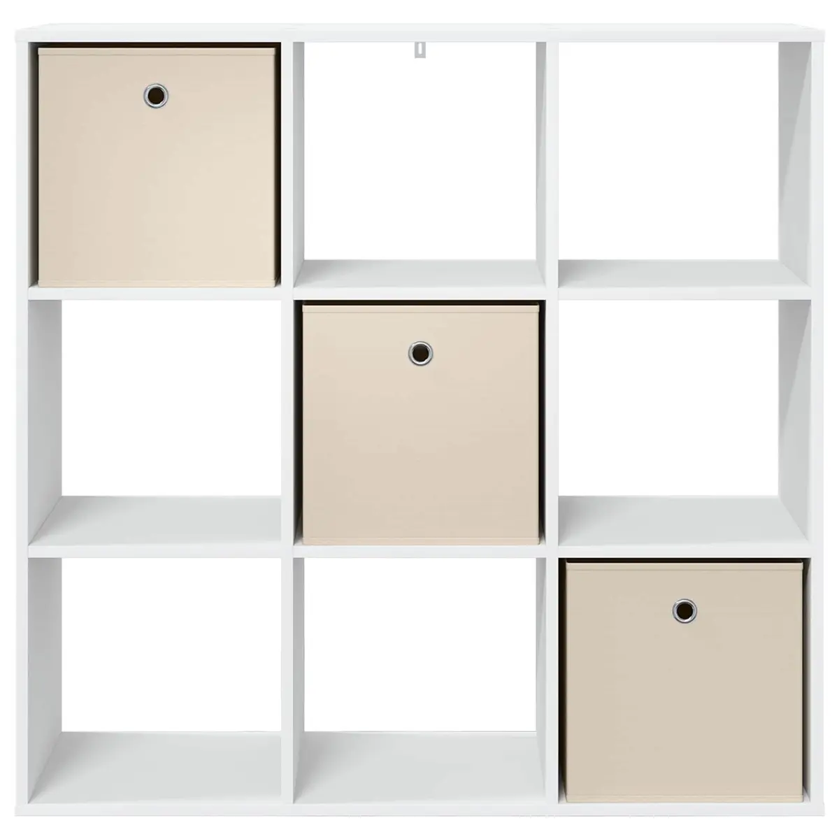 Sideboard White Modern Storage Cabinet 102x31x99.5 cm