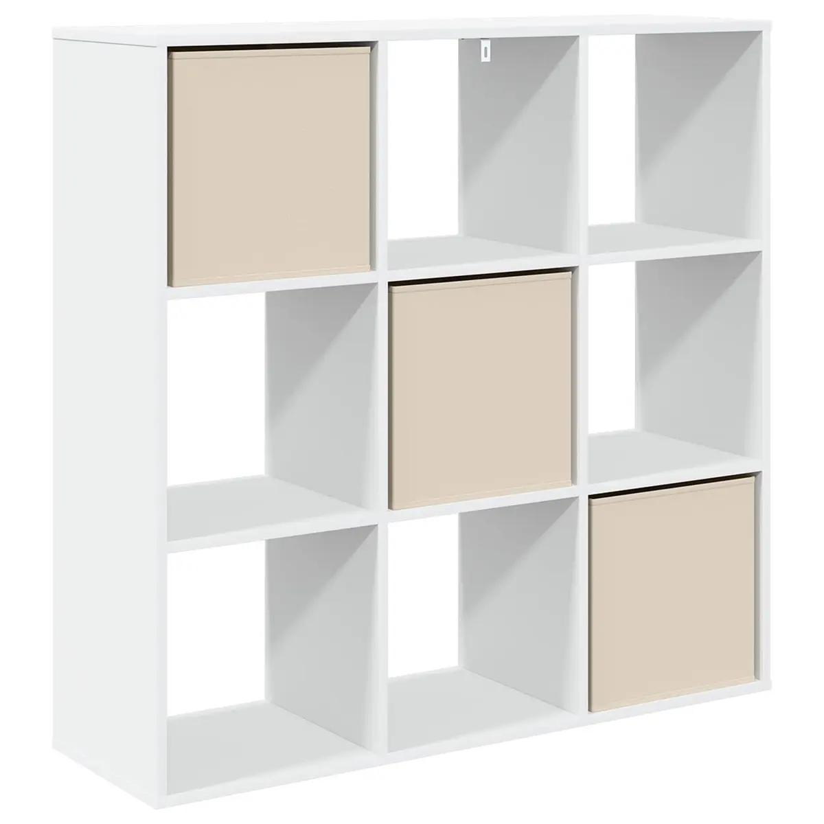 Sideboard White Modern Storage Cabinet 102x31x99.5 cm