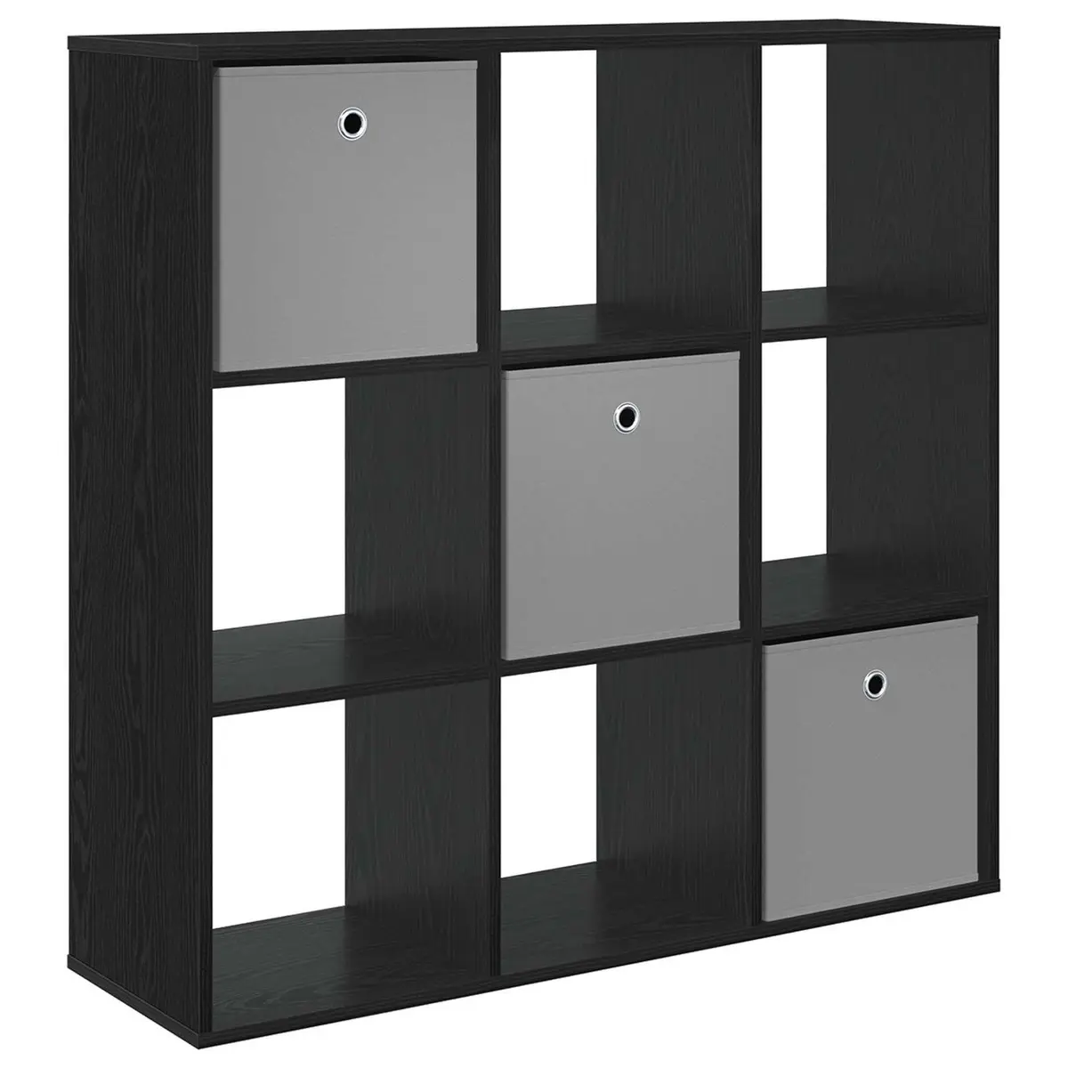 Sideboard Storage Cabinet Black Oak 102 x 31 x 99.5 cm