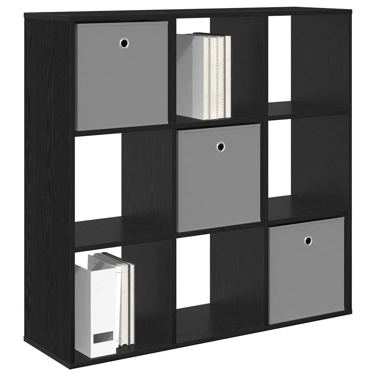 Sideboard Storage Cabinet Black Oak 102 x 31 x 99.5 cm