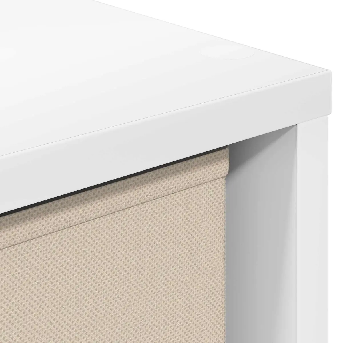 White Sideboard with Drawer Modern Storage Cabinet Living Room Furniture