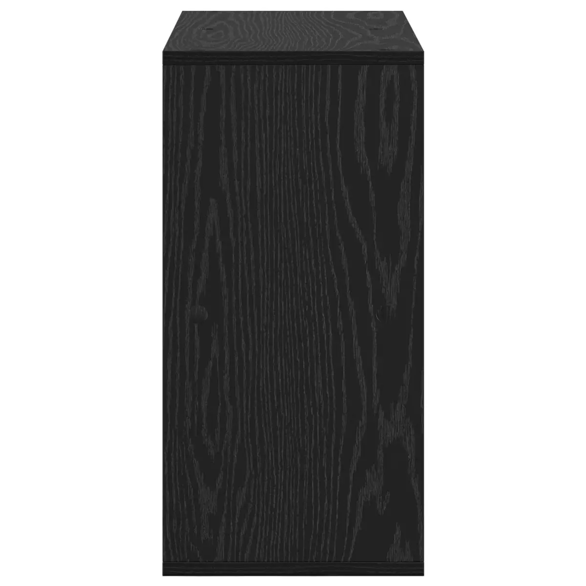 Sideboard with Drawer Black Oak Storage Cabinet Living Room Furniture
