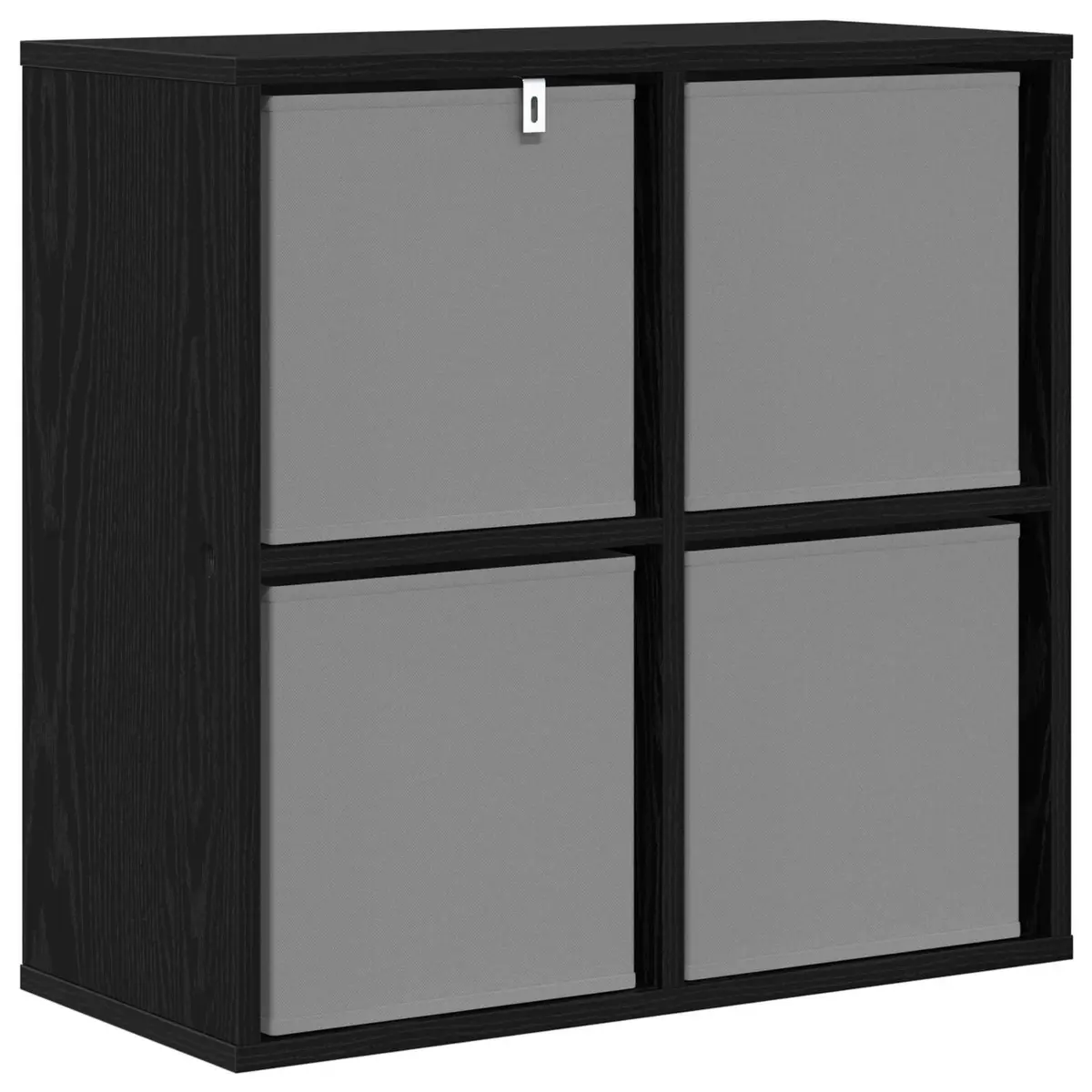 Sideboard with Drawer Black Oak Storage Cabinet Living Room Furniture