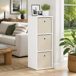 Sideboard White Modern Storage Cabinet with Drawer Shelves Living Room Buffet