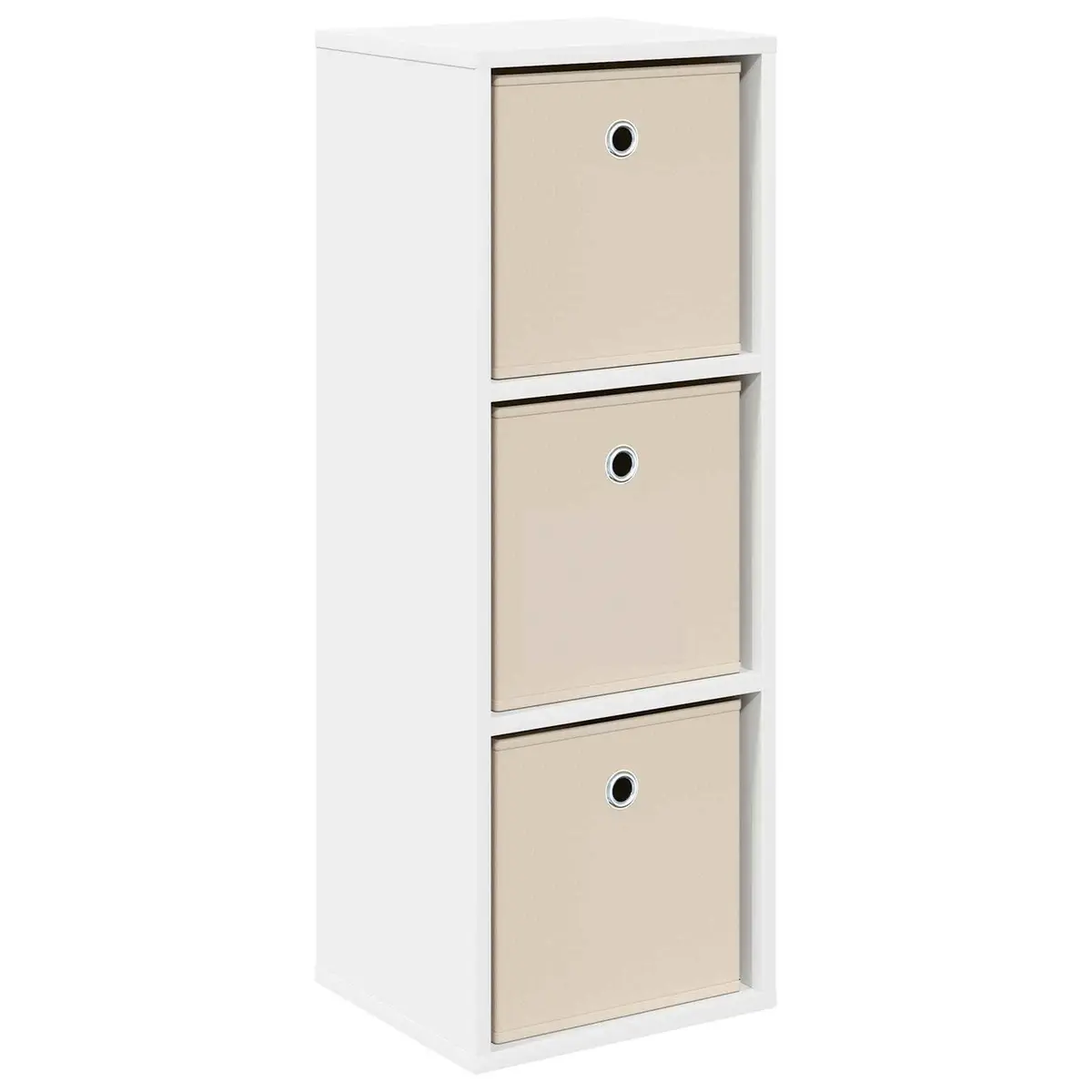 Sideboard White Modern Storage Cabinet with Drawer Shelves Living Room Buffet