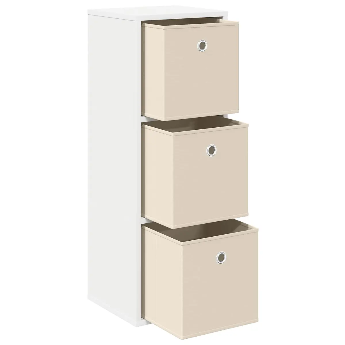 Sideboard White Modern Storage Cabinet with Drawer Shelves Living Room Buffet