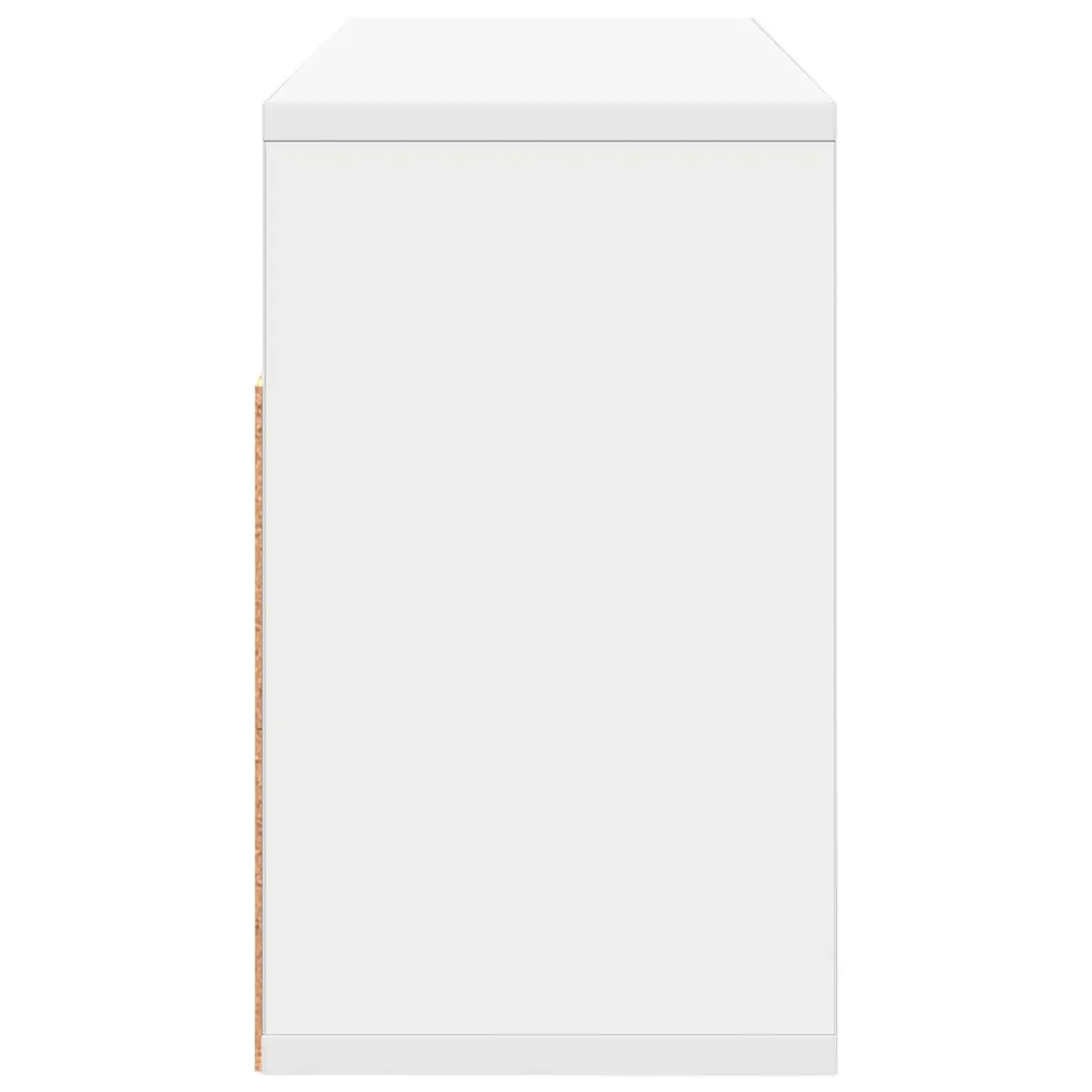 White Lowboard TV Unit Modern Living Room Storage Furniture 72cm