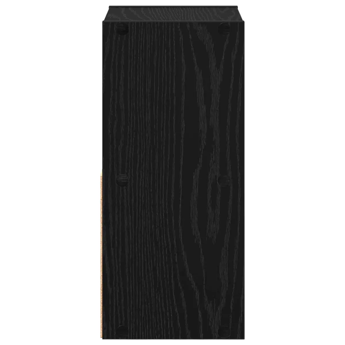 Black Bedside Table with Drawer for Easy Access