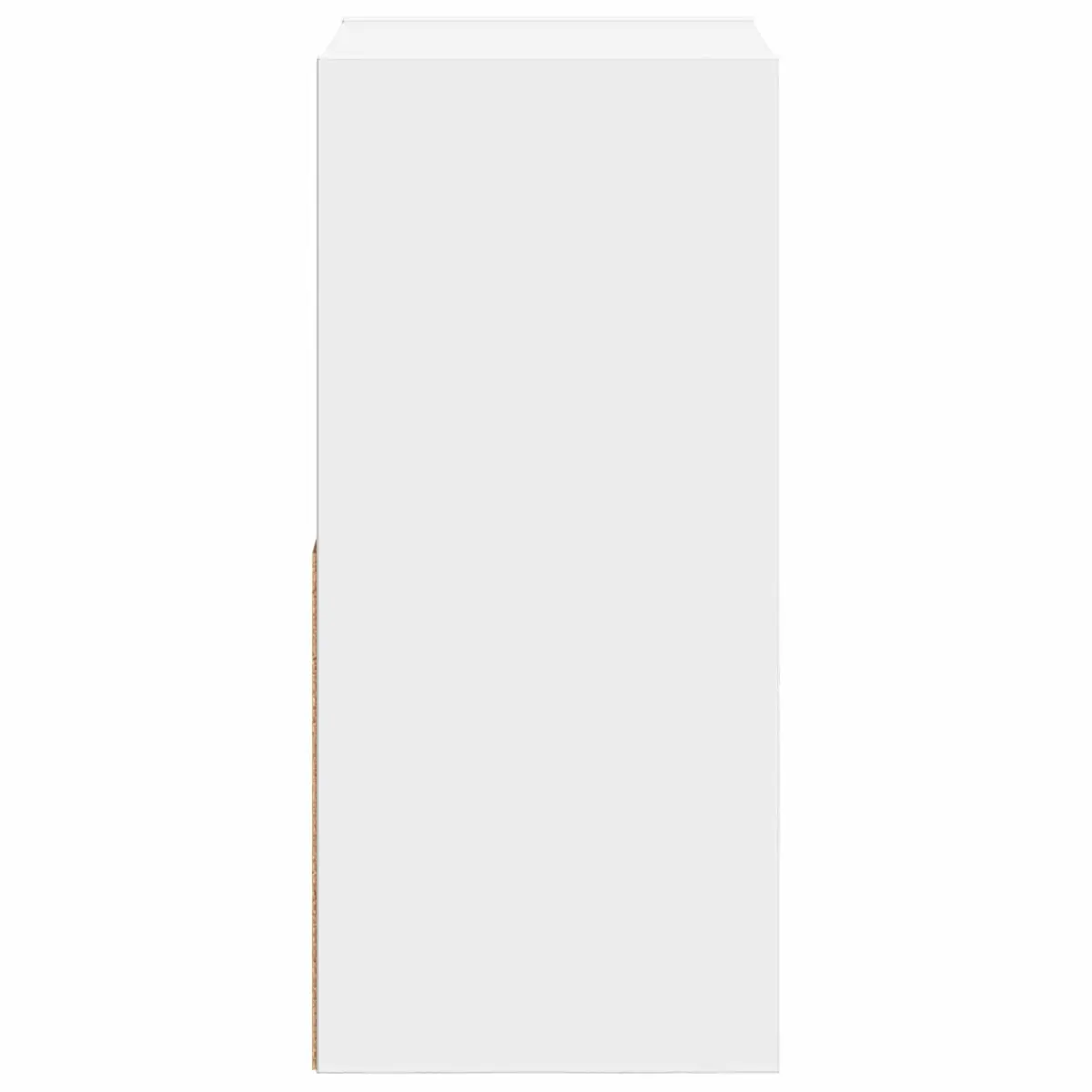 Bedside Table White 2 pcs 30.5 x 27 x 59.5 cm with Drawers Recessed Handles