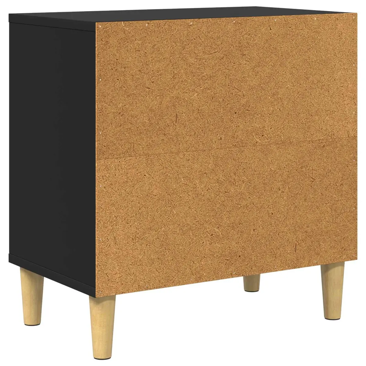 Cat House Modern Black Engineered Wood Pet Furniture Hideaway Retreat Shelter