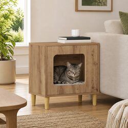 Create a Cozy Hideaway for Your Cat with This Cat House