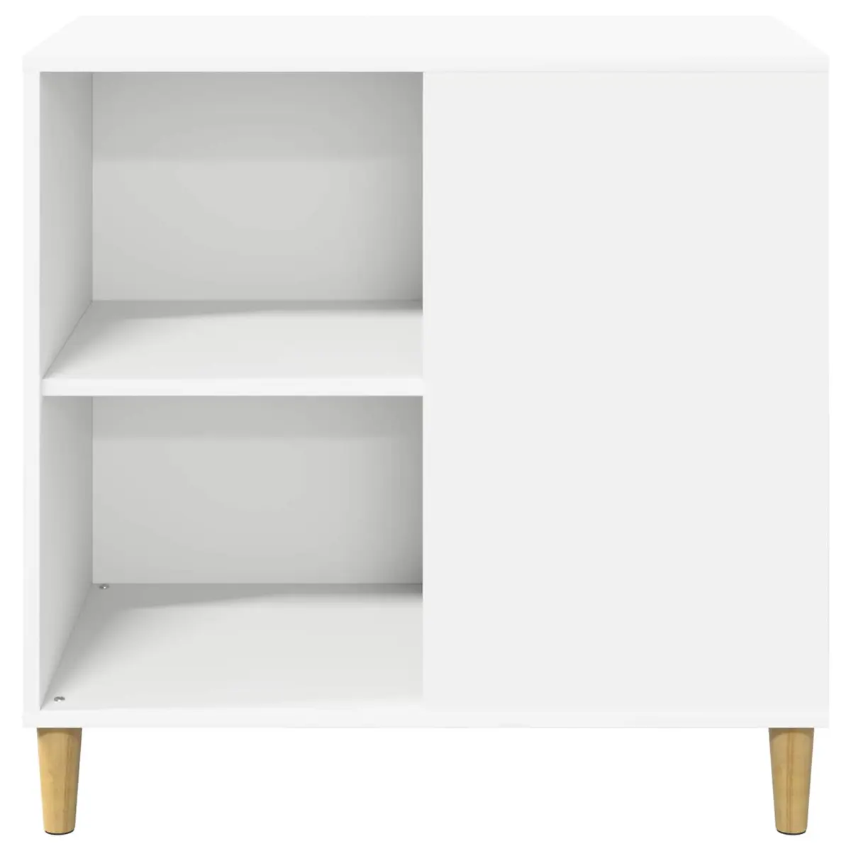 Cat House Modern White Indoor Furniture Engineered Wood Hideaway Shelter