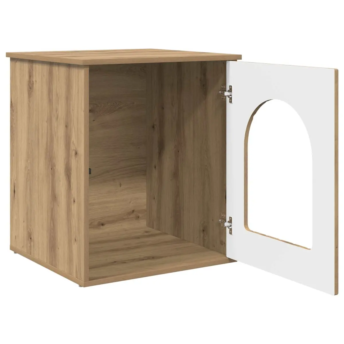 Cat House Modern Design Brown Engineered Wood Indoor Pet Furniture 53x52x62cm