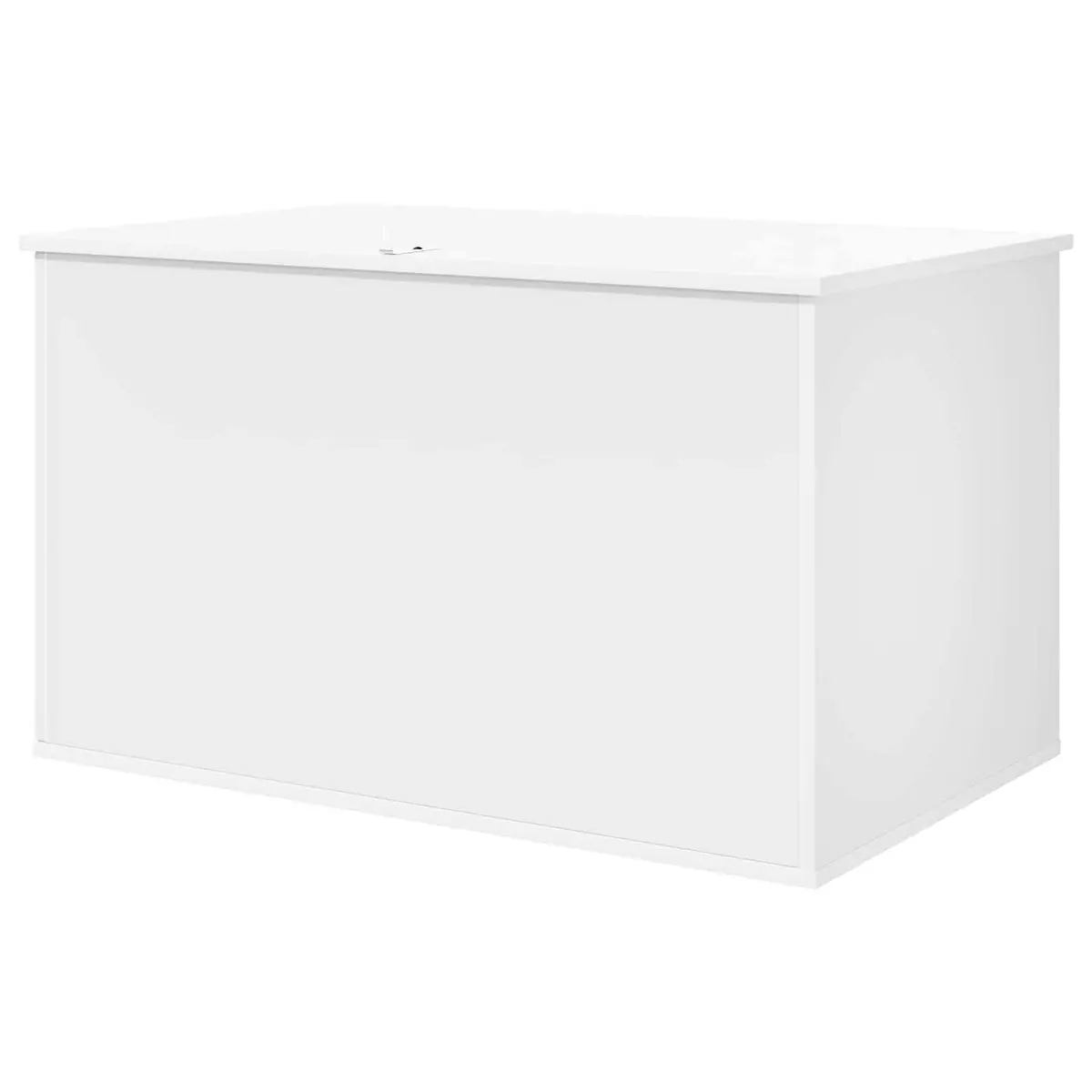 Cat House Modern White Indoor Pet Furniture Hideout Engineered Wood 85x55x50.5cm