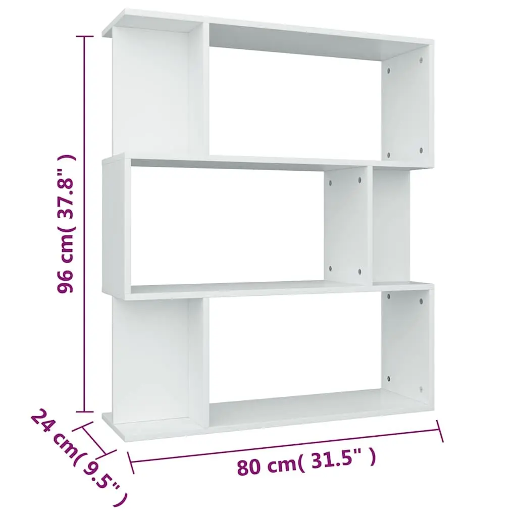 Book Cabinet Room Divider 80x24x96cm
