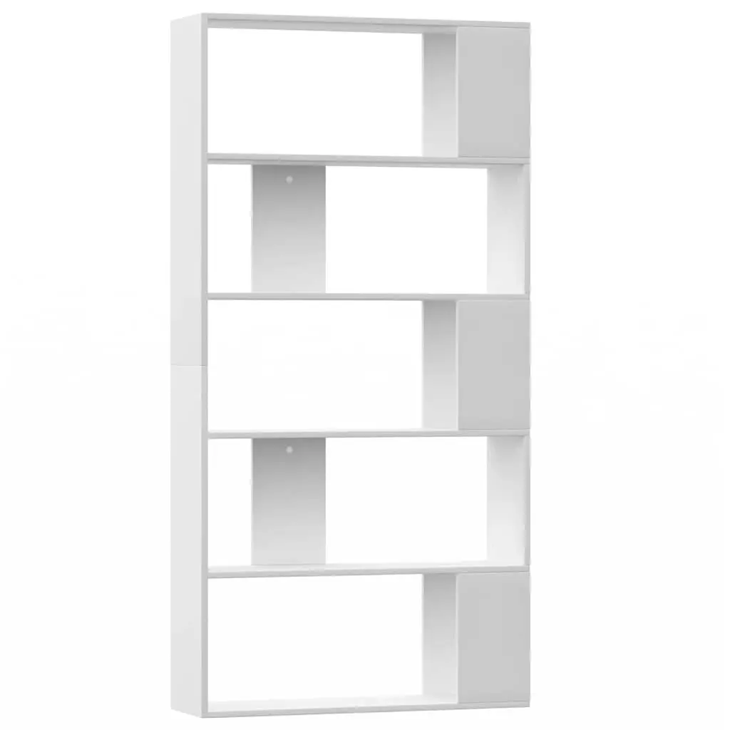Book Cabinet Room Divider White 80x24x159 cm Shelving Unit Storage