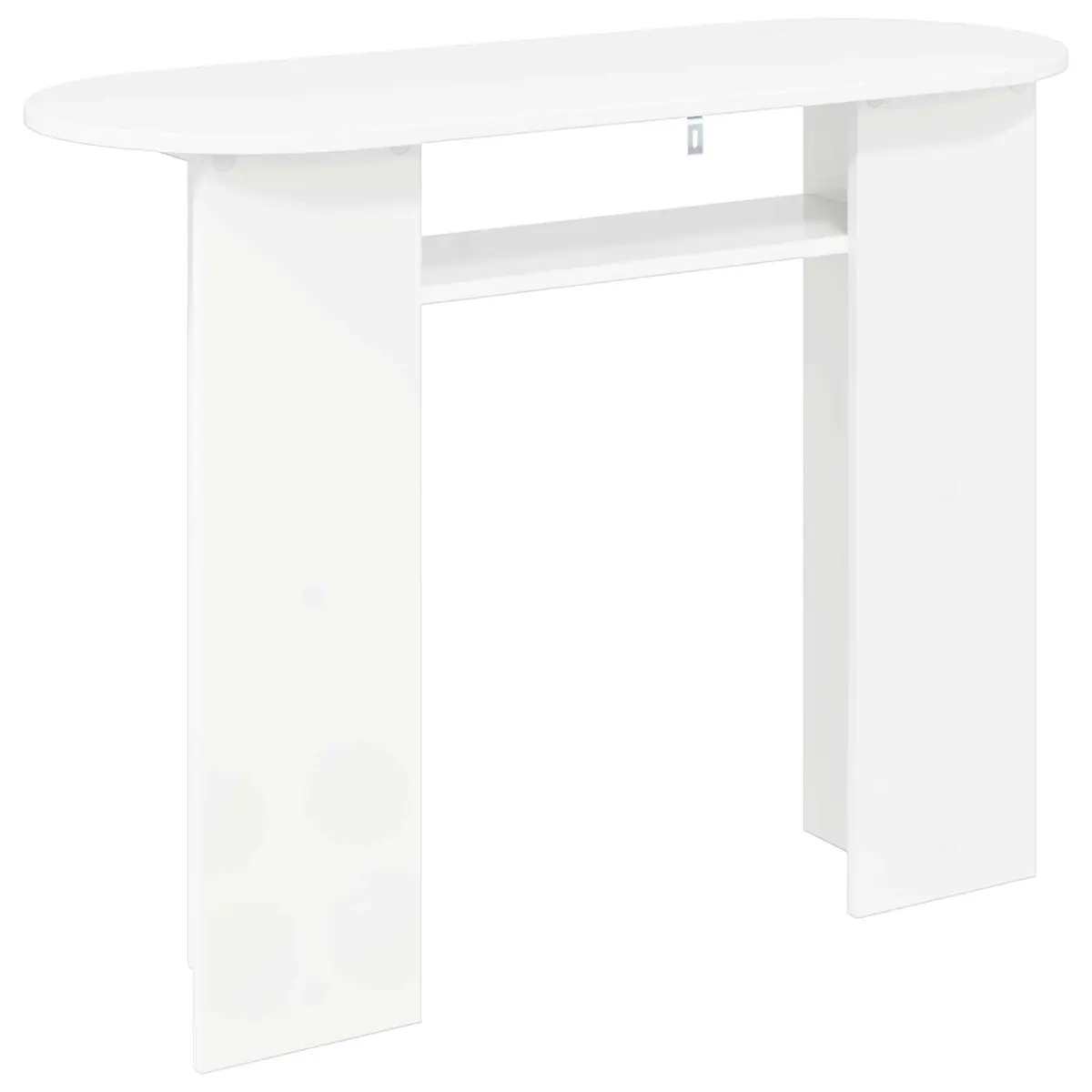Console Table White Modern Accent 100cm