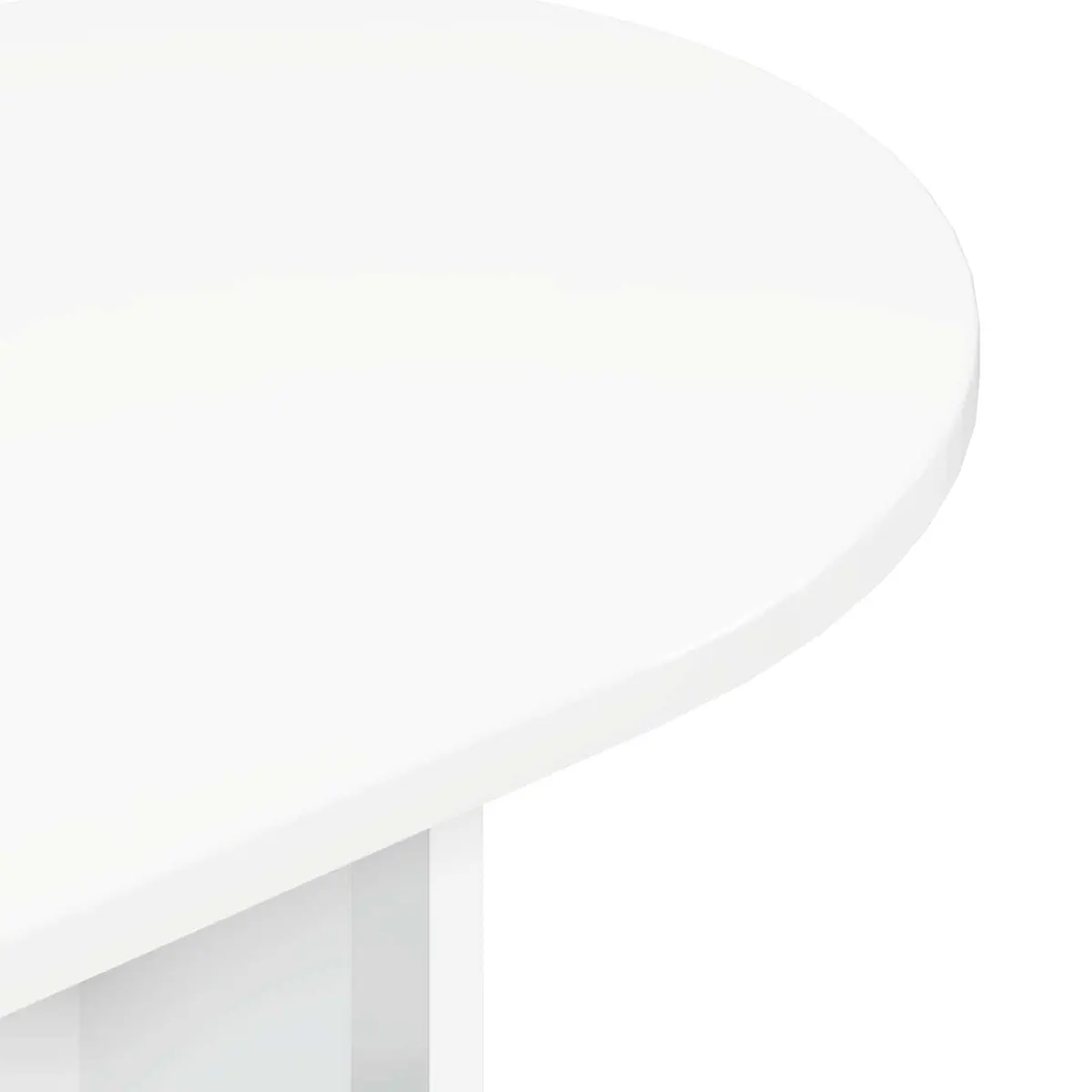 Console Table White Modern Accent 100cm