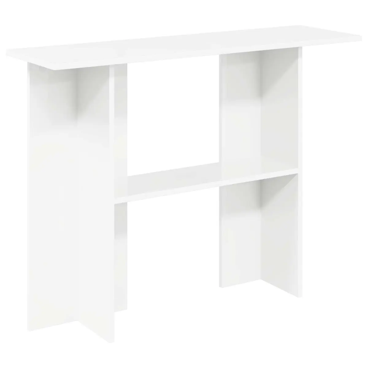 Console Table White Engineered Wood 100x30x75cm