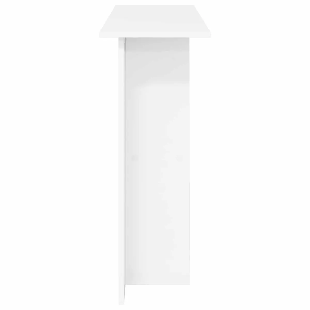Console Table White Engineered Wood 100x30x75cm