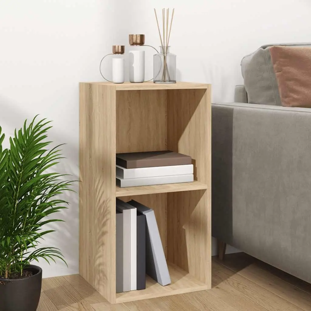 Vinyl Storage Box Open Top Sonoma Oak 71x34x36cm