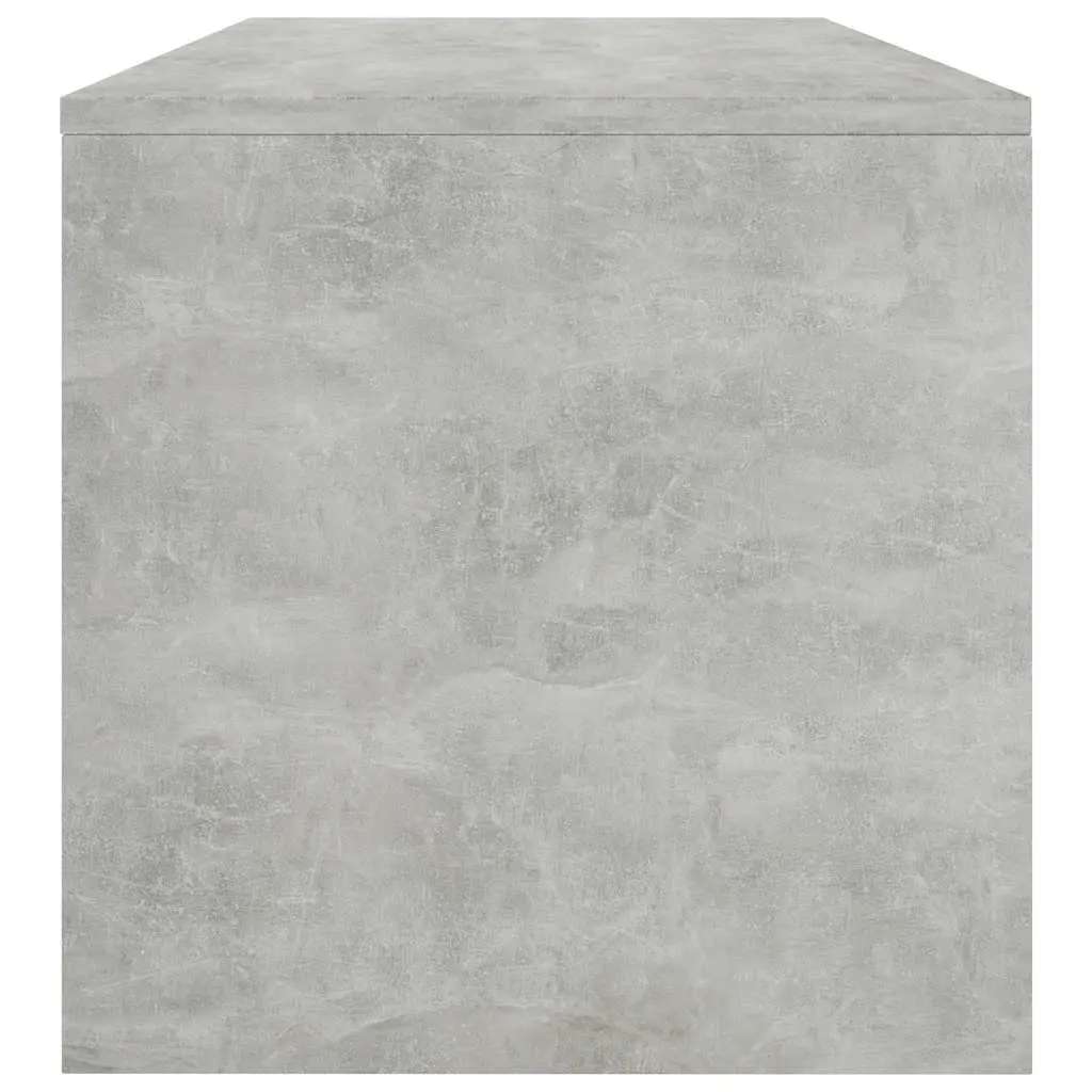 Grey Coffee Table with Open Shelf