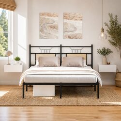 Floating Bedside Tables 2 pcs White Wall-Mounted Nightstands Storage Cabinet