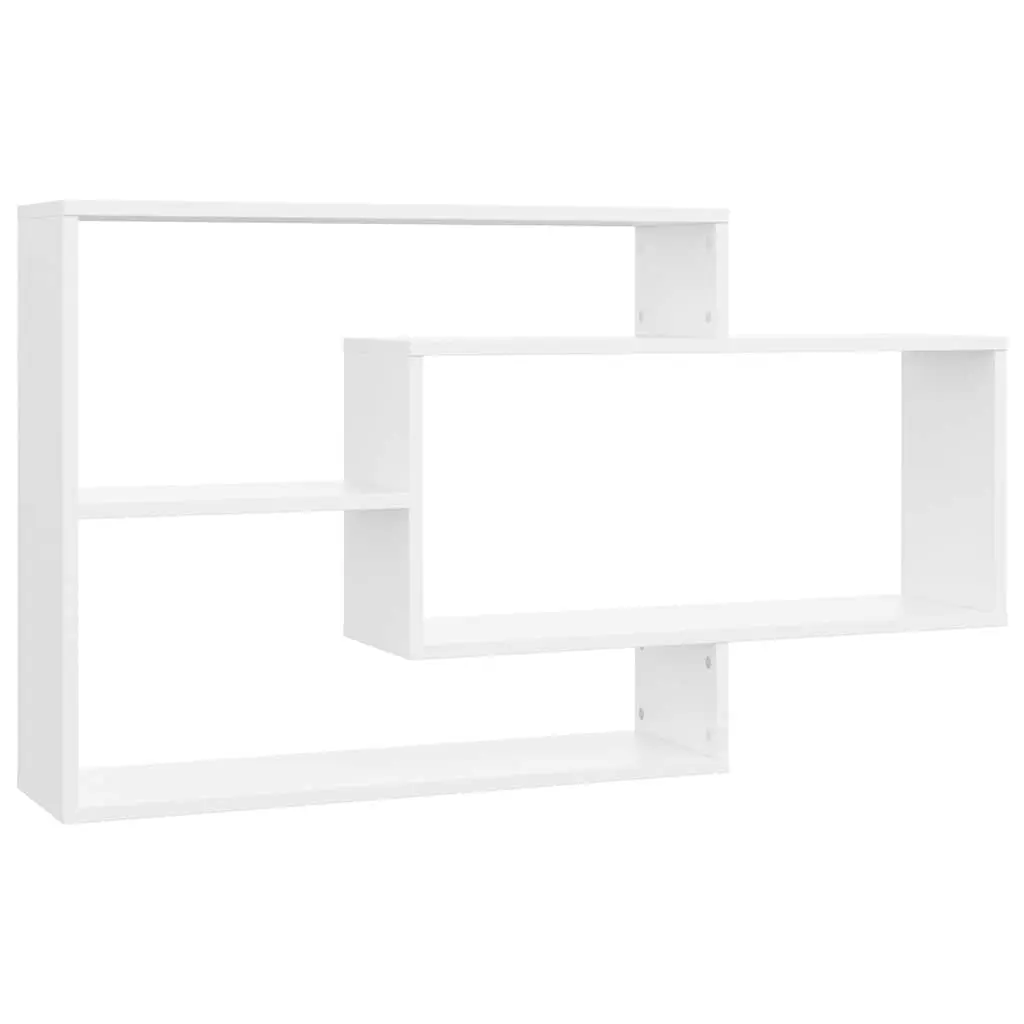 White Wall Shelves for Home Organization