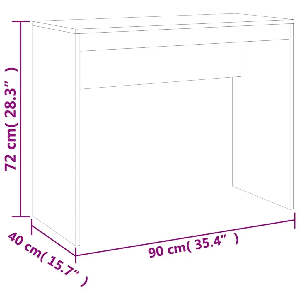 90x40x72 cm Desk for Study and Work