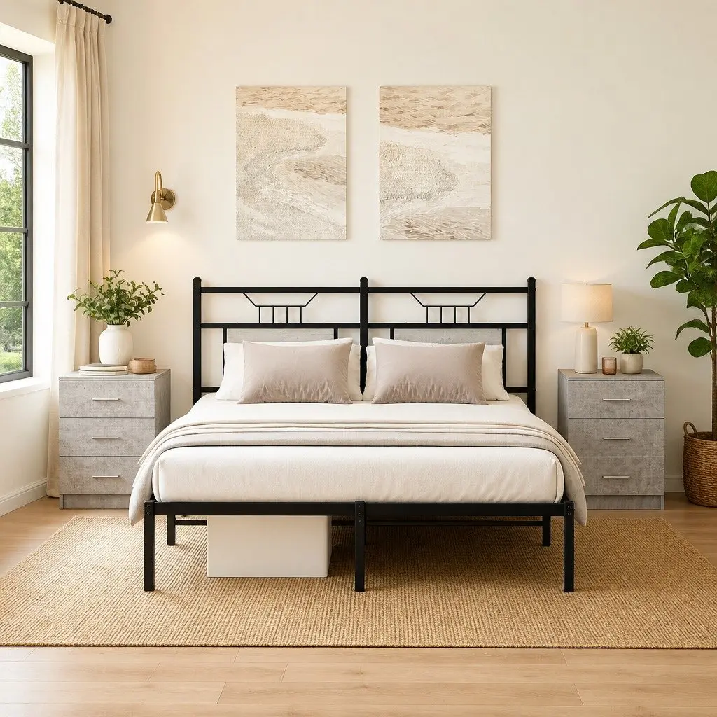 Grey Nightstand for Bedroom Essentials