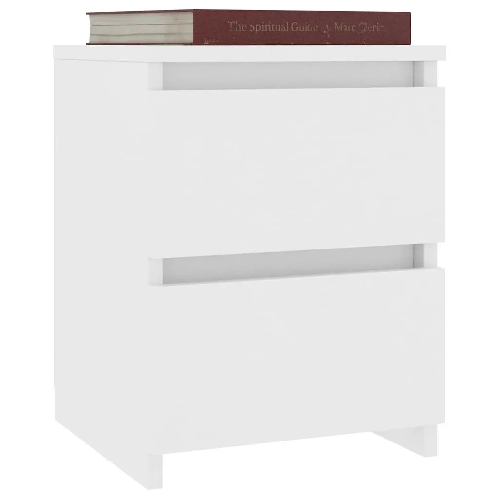 White Bedside Cabinet 30x30x40 cm