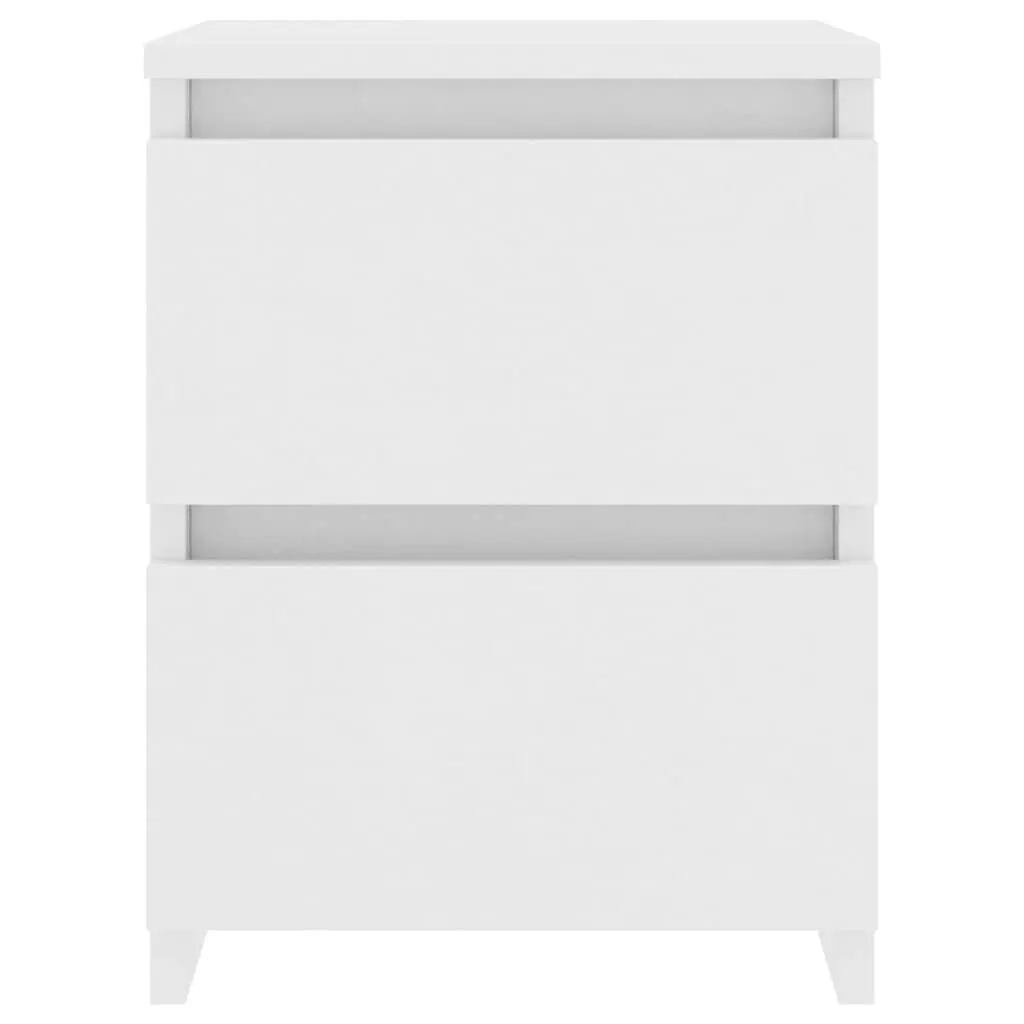 White Bedside Cabinet 30x30x40 cm