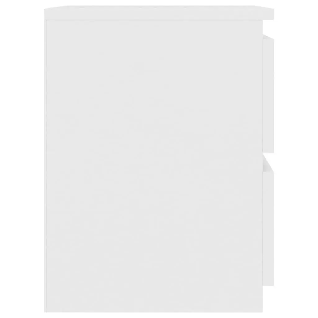 White Bedside Cabinet 30x30x40 cm