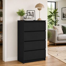 Friendly Black Sideboard Storage for Your Space 60x35x98.5cm