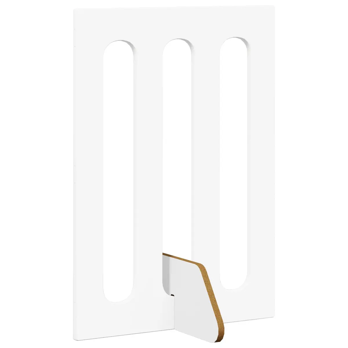 Folding Pet Fence Indoor White 4 Panels Adjustable Playpen Barrier 201 x 38 x 70 cm
