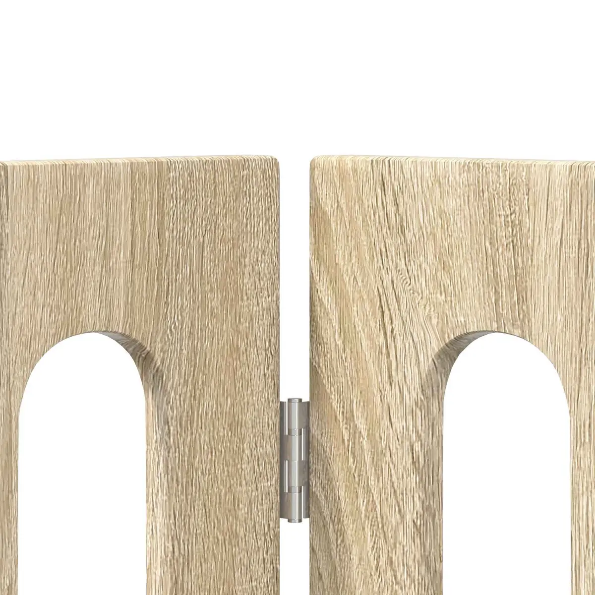 Folding Pet Fence Indoor Dog Barrier Foldable Panel Gate 2 Piece