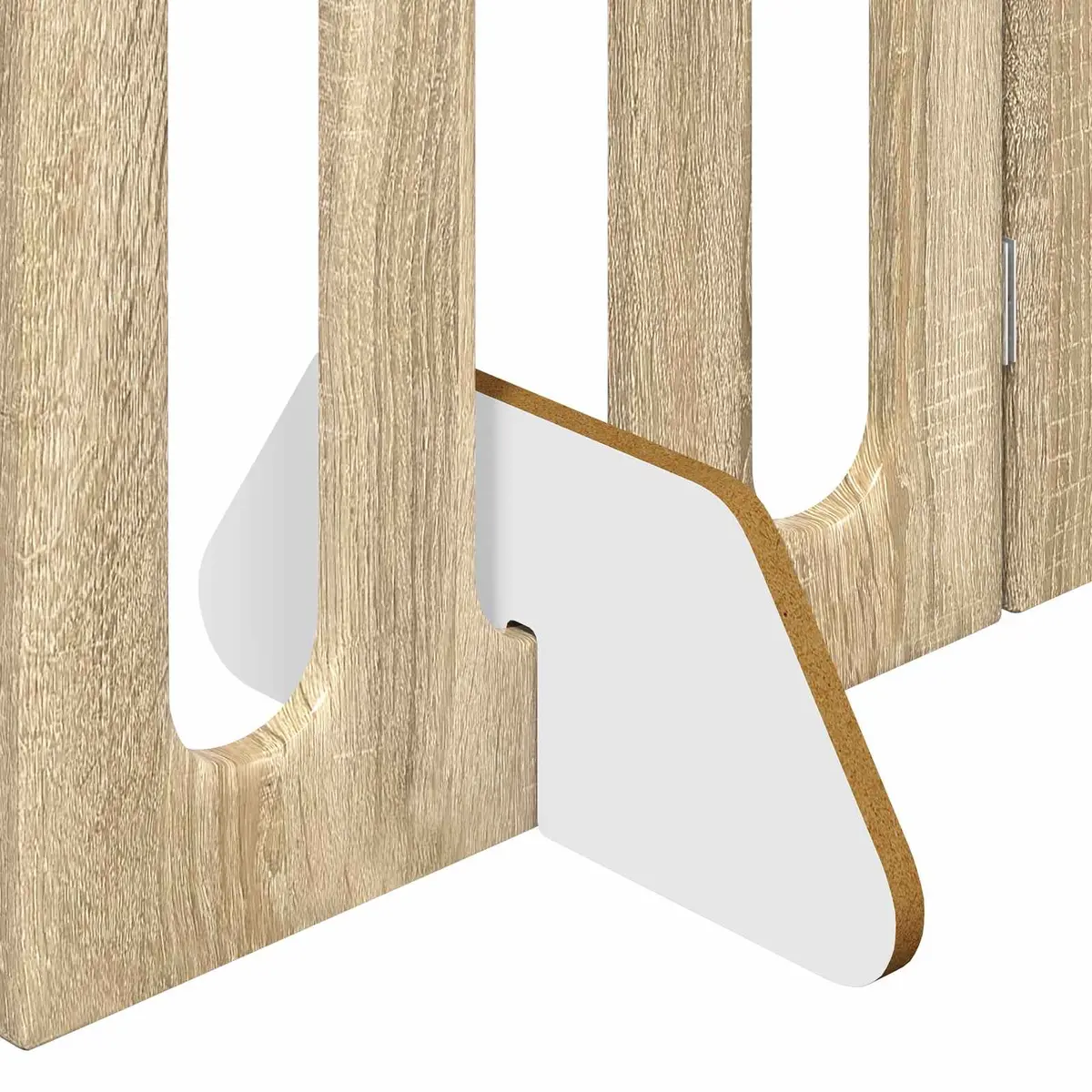Folding Pet Fence Indoor Dog Barrier Foldable Panel Gate 2 Piece