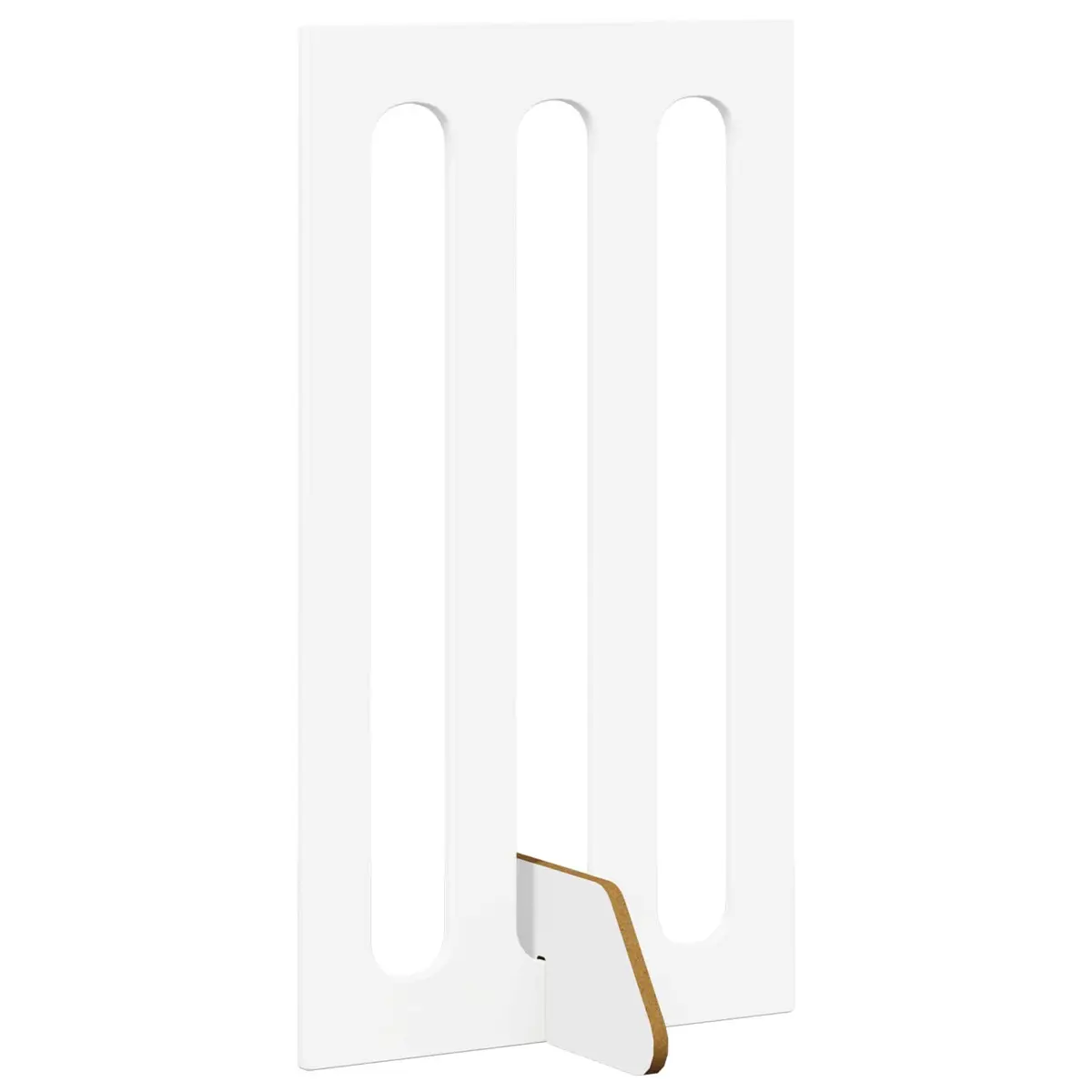 Folding Pet Fence White 4 Panels Indoor Dog Barrier Room Divider