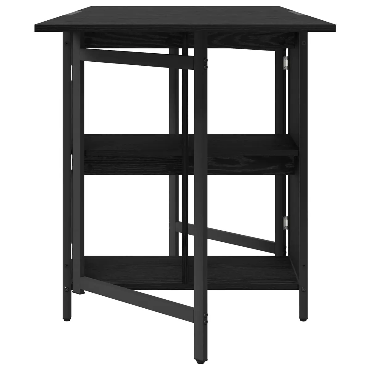 Extendable Dining Table in Black Oak